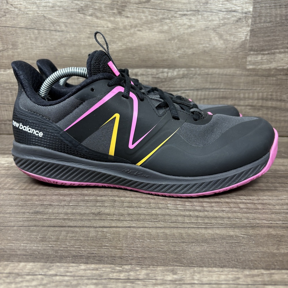 New Balance 796 v3 Tennis Black Pink Womens US Size 9 EUR 40.5 Wide Sneakers